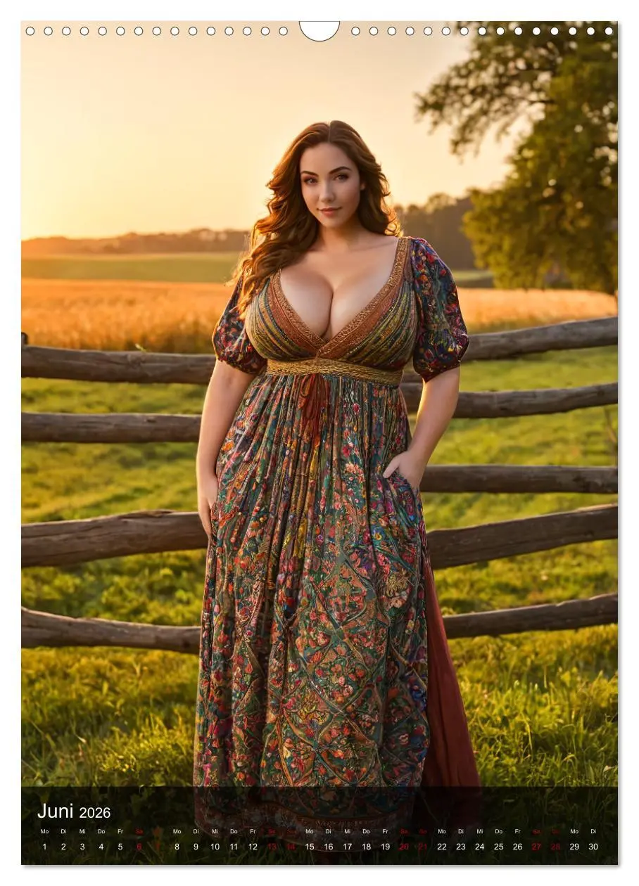 Bild: 9783457251386 | XXL Farm Girls (Wandkalender 2026 DIN A3 hoch), CALVENDO...