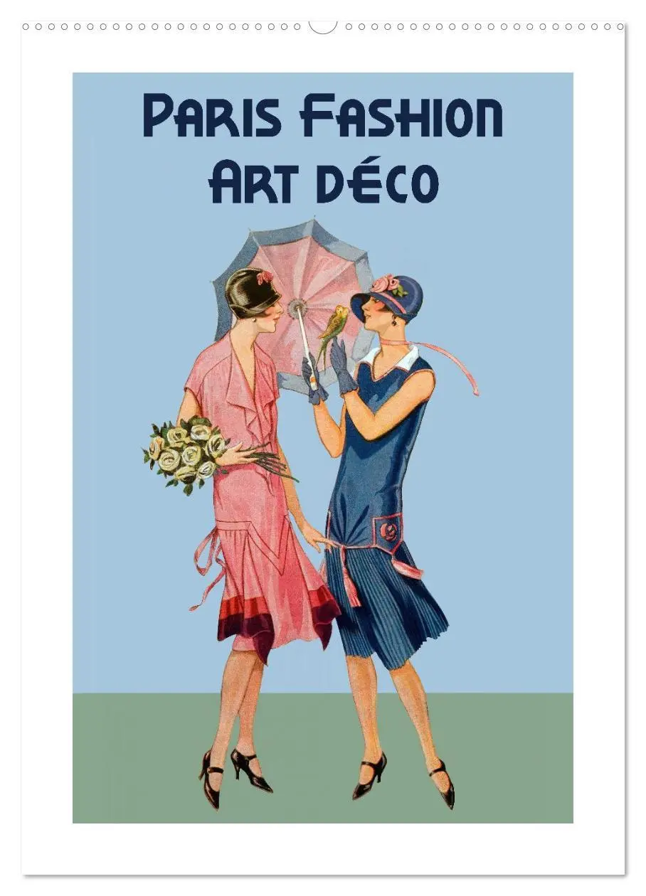 Cover: 9783457941386 | Paris Fashion Art déco (Wandkalender 2026 DIN A2 hoch), CALVENDO...