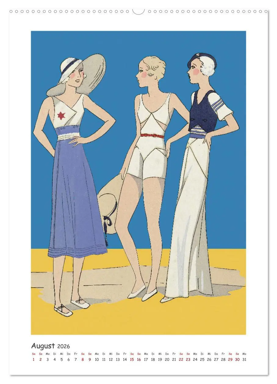 Bild: 9783457941386 | Paris Fashion Art déco (Wandkalender 2026 DIN A2 hoch), CALVENDO...