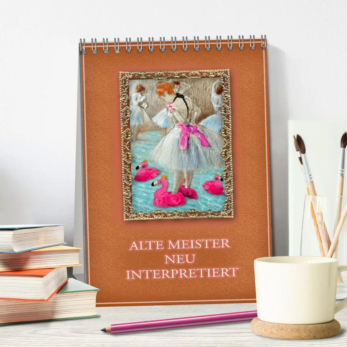 Bild: 9783516341386 | Alte Meister neu interpretiert (Tischkalender 2026 DIN A5 hoch),...