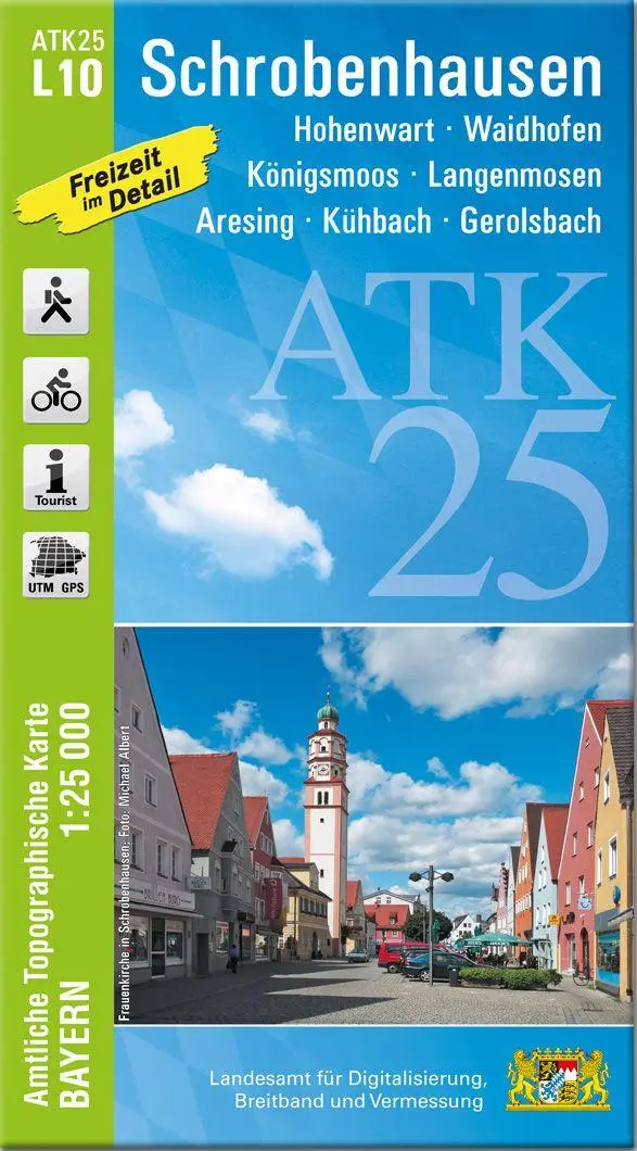 Cover: 9783987761386 | ATK25-L10 Schrobenhausen (Amtliche Topographische Karte 1:25000)