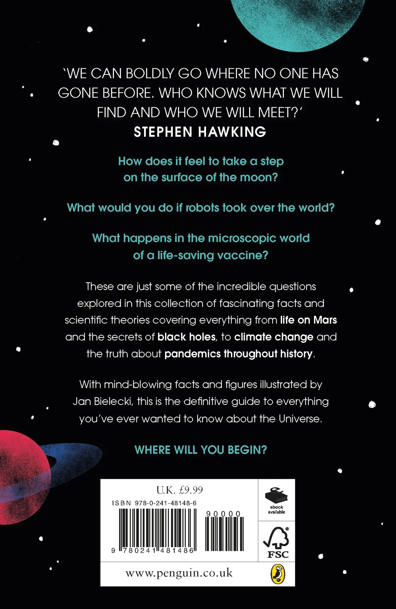 Rückseite: 9780241481486 | Unlocking the Universe | Stephen Hawking (u. a.) | Taschenbuch | XII