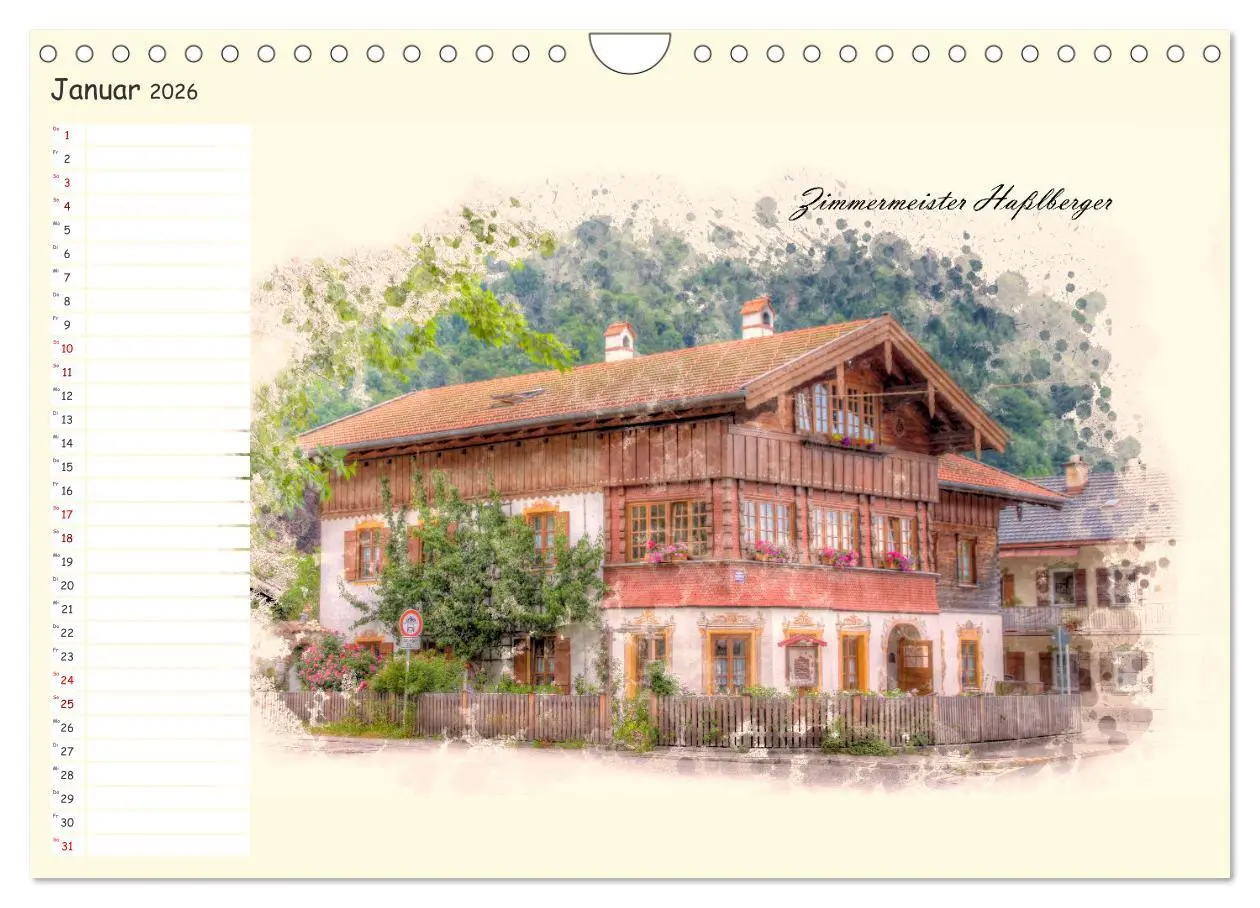 Bild: 9783457621486 | Ruhpolding mein schönes Dorf (Wandkalender 2026 DIN A4 quer),...