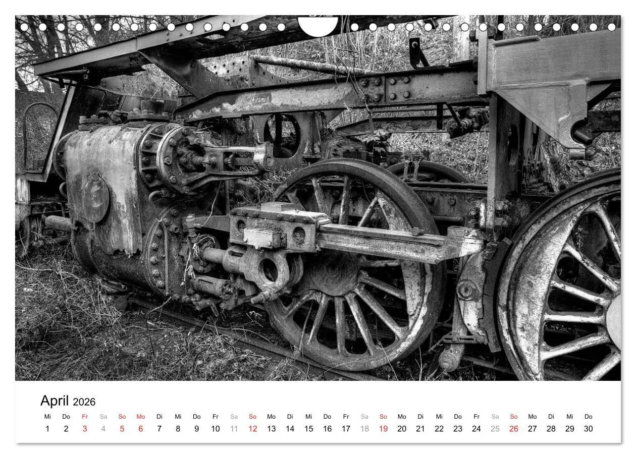 Bild: 9783457861486 | Unter Dampf - Eisenbahnromantik in schwarz-weiß (Wandkalender 2026...
