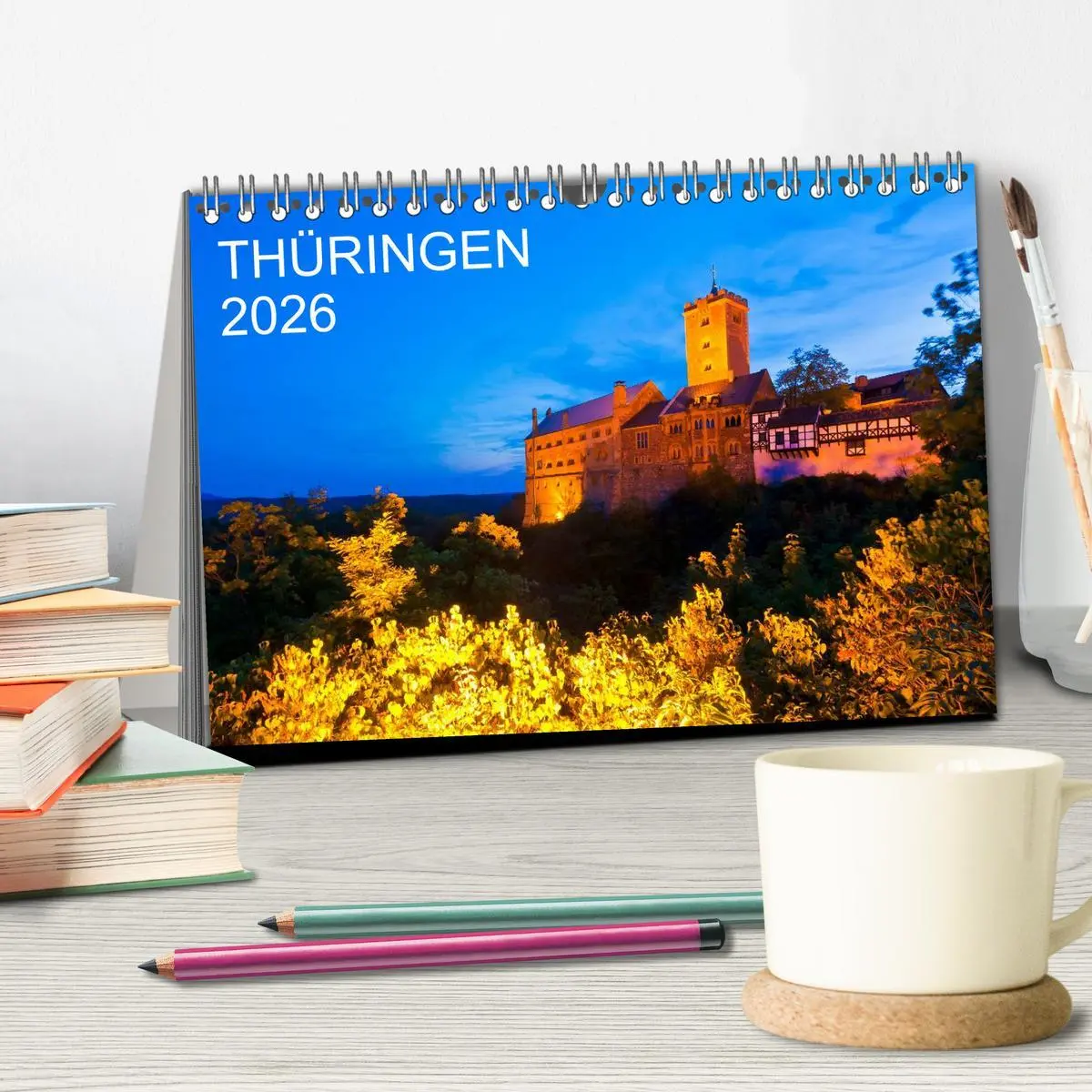 Bild: 9783516191486 | THÜRINGEN 2026 (Tischkalender 2026 DIN A5 quer), CALVENDO...