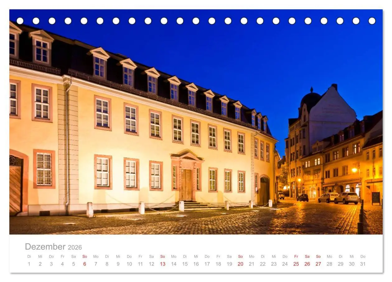 Bild: 9783516191486 | THÜRINGEN 2026 (Tischkalender 2026 DIN A5 quer), CALVENDO...