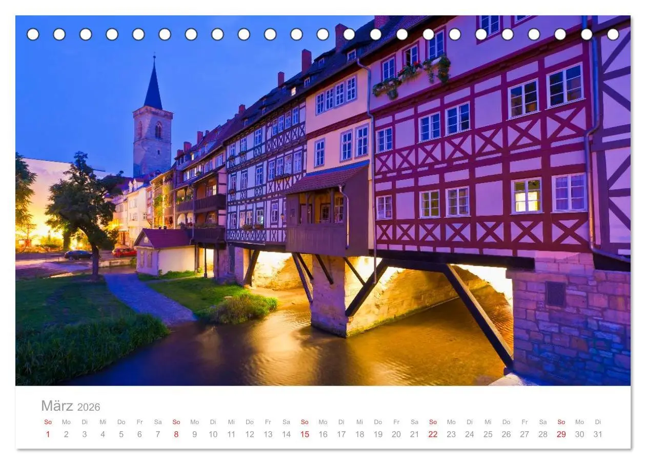 Bild: 9783516191486 | THÜRINGEN 2026 (Tischkalender 2026 DIN A5 quer), CALVENDO...
