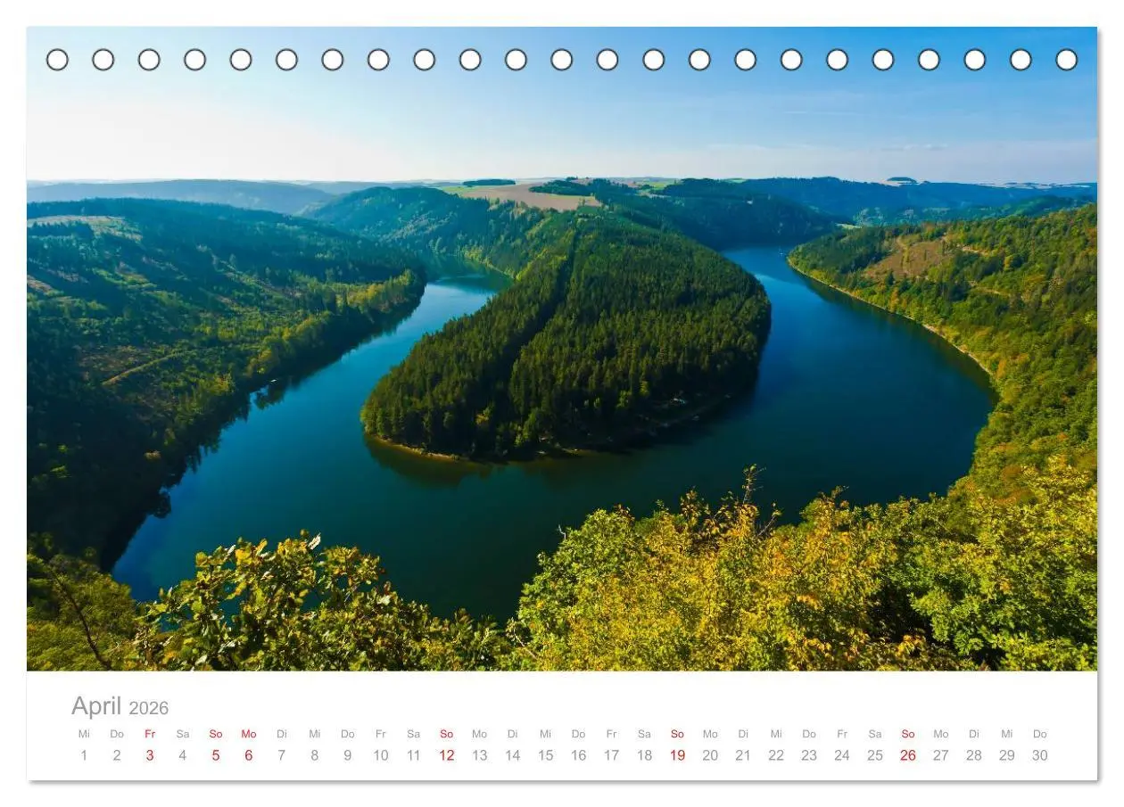 Bild: 9783516191486 | THÜRINGEN 2026 (Tischkalender 2026 DIN A5 quer), CALVENDO...