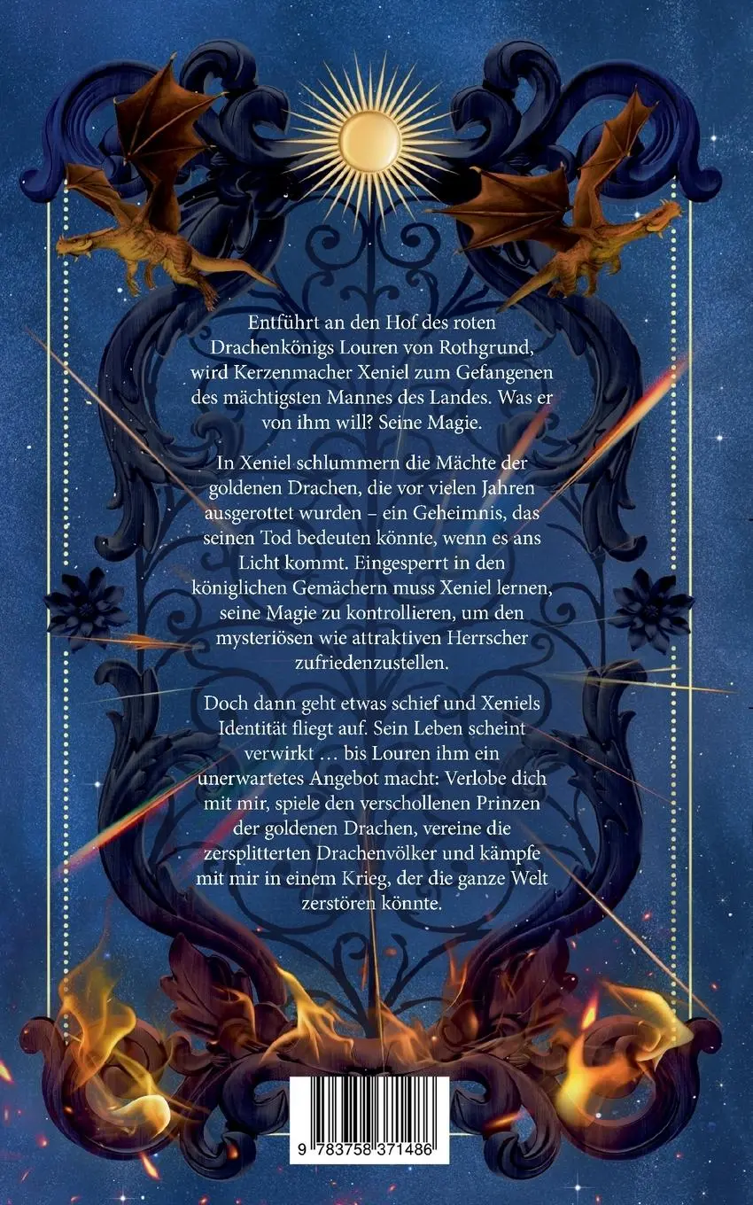 Rückseite: 9783758371486 | Die Farbe von Drachenblut | Gabriella Queen | Taschenbuch | 552 S.