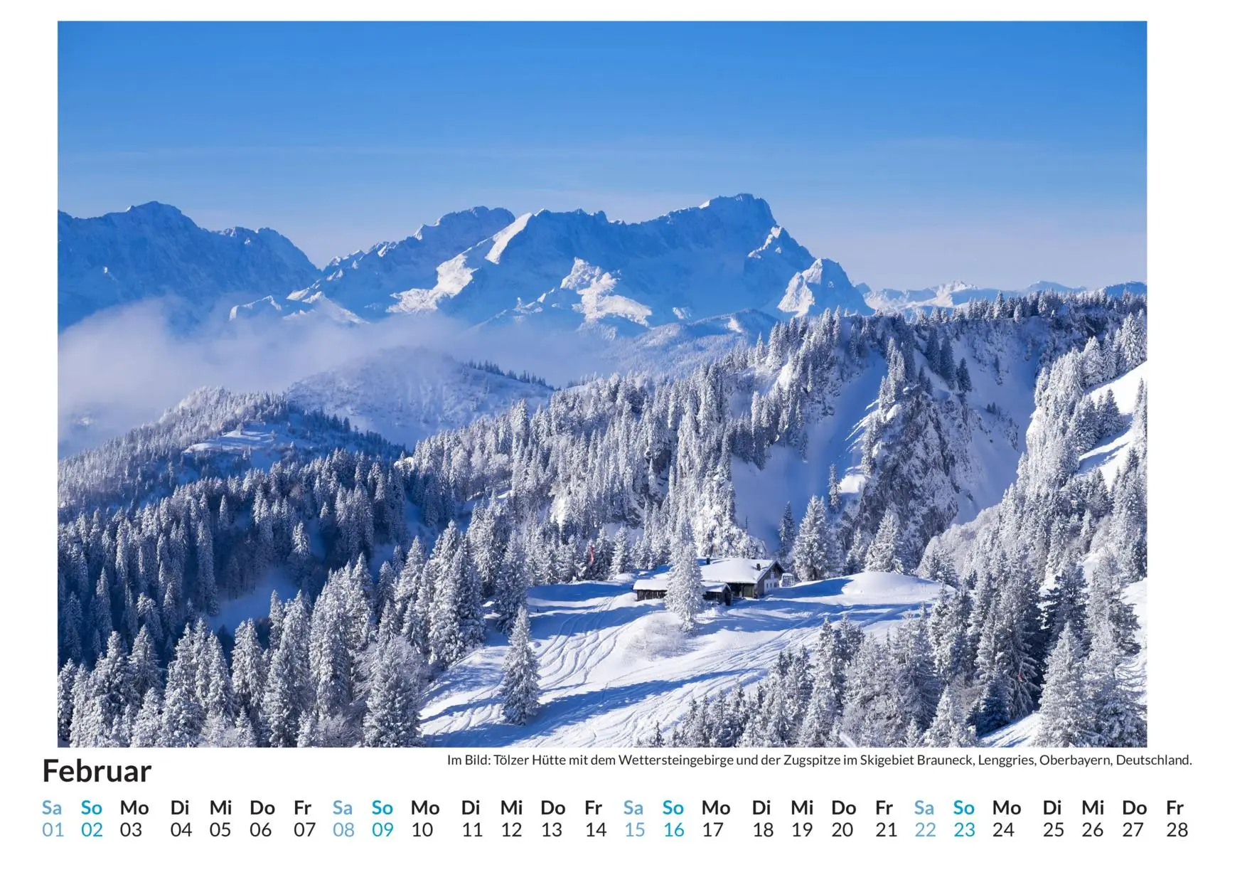 Bild: 9783759121486 | Zugspitze - (Wandkalender 2025, Kalender DIN A4 quer,...