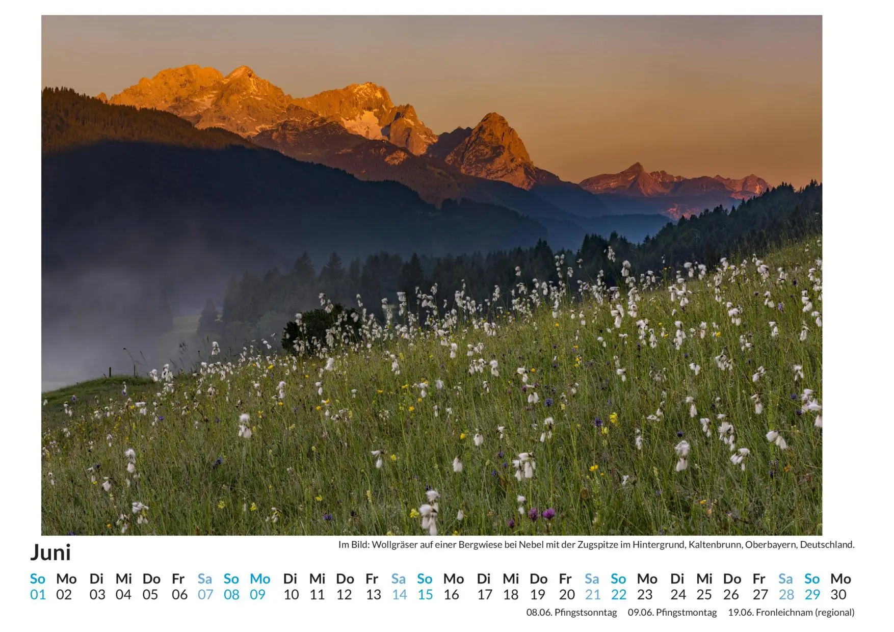 Bild: 9783759121486 | Zugspitze - (Wandkalender 2025, Kalender DIN A4 quer,...
