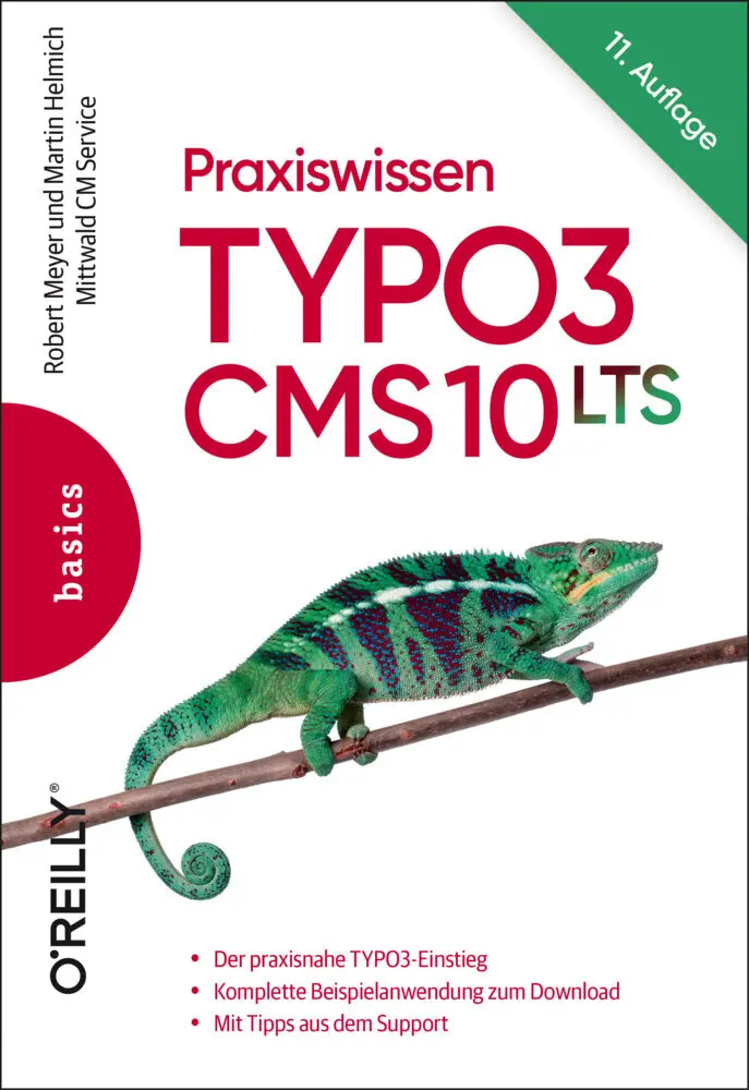 Cover: 9783960091486 | Praxiswissen TYPO3 CMS 10 LTS | Robert Meyer (u. a.) | Taschenbuch Cover: 9783960091486 | Praxiswissen TYPO3 CMS 10 LTS | Robert Meyer (u. a.) | Taschenbuch