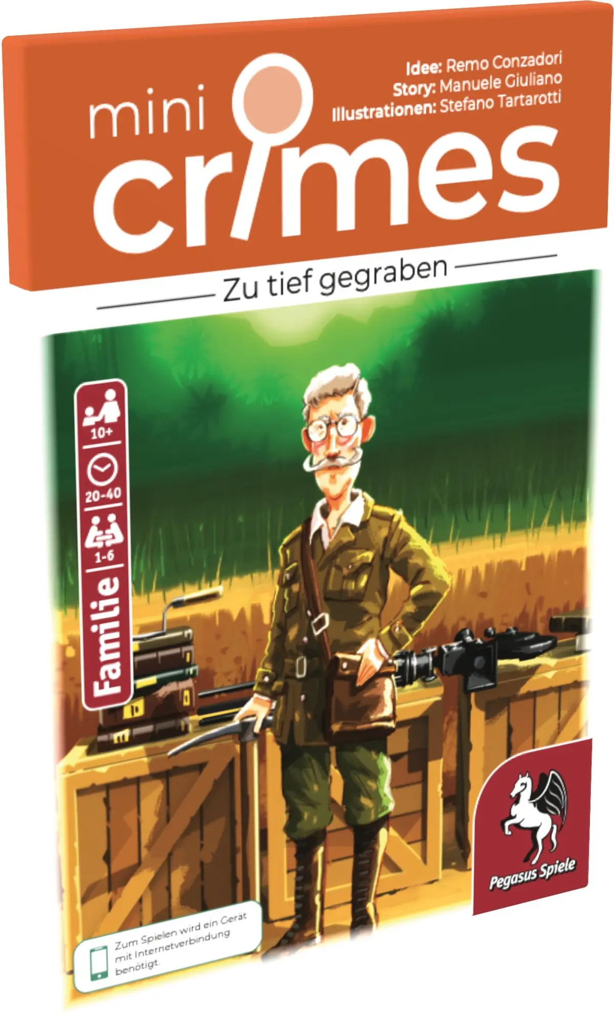 Cover: 4250231741586 | MiniCrimes - Zu tief gegraben | Spiel | 19160G | Deutsch | 2025
