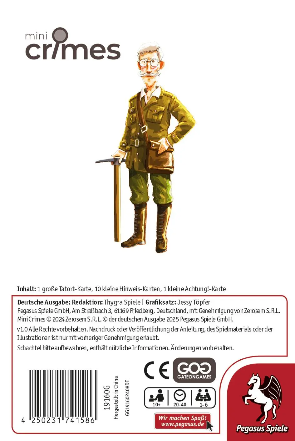 Bild: 4250231741586 | MiniCrimes - Zu tief gegraben | Spiel | 19160G | Deutsch | 2025