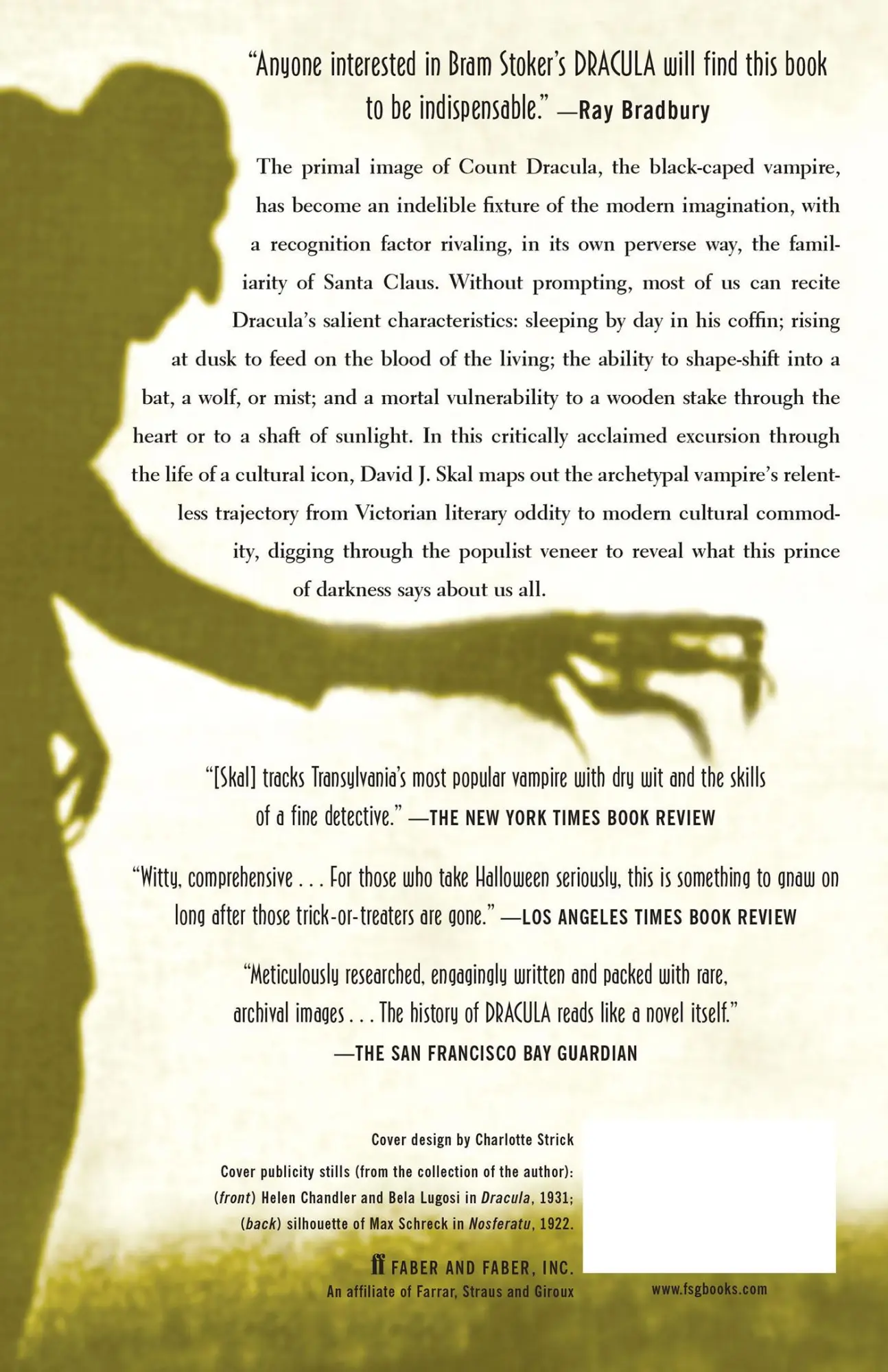 Rückseite: 9780571211586 | Hollywood Gothic | David J. Skal | Taschenbuch | Englisch | 2004