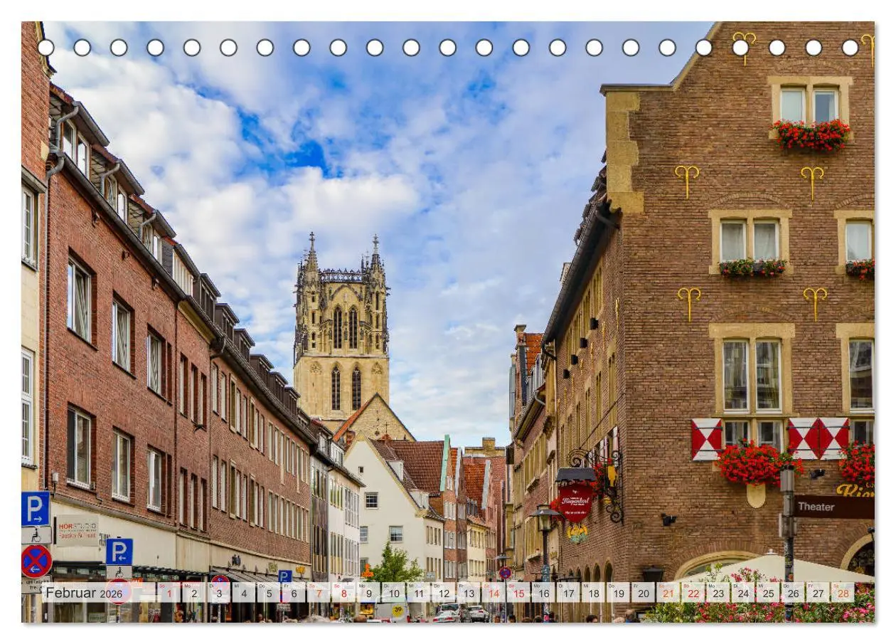 Bild: 9783457781586 | Münster Impressionen (Tischkalender 2026 DIN A5 quer), CALVENDO...