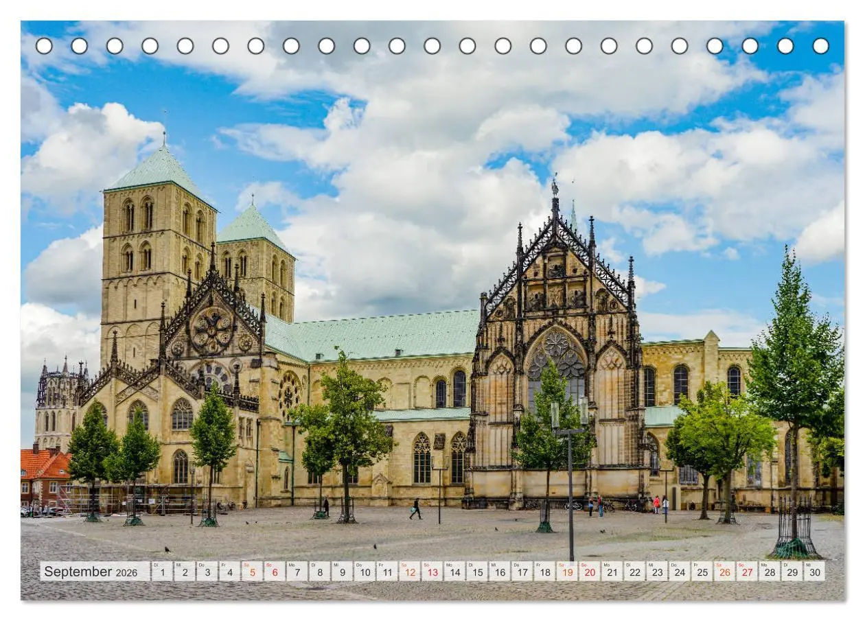 Bild: 9783457781586 | Münster Impressionen (Tischkalender 2026 DIN A5 quer), CALVENDO...