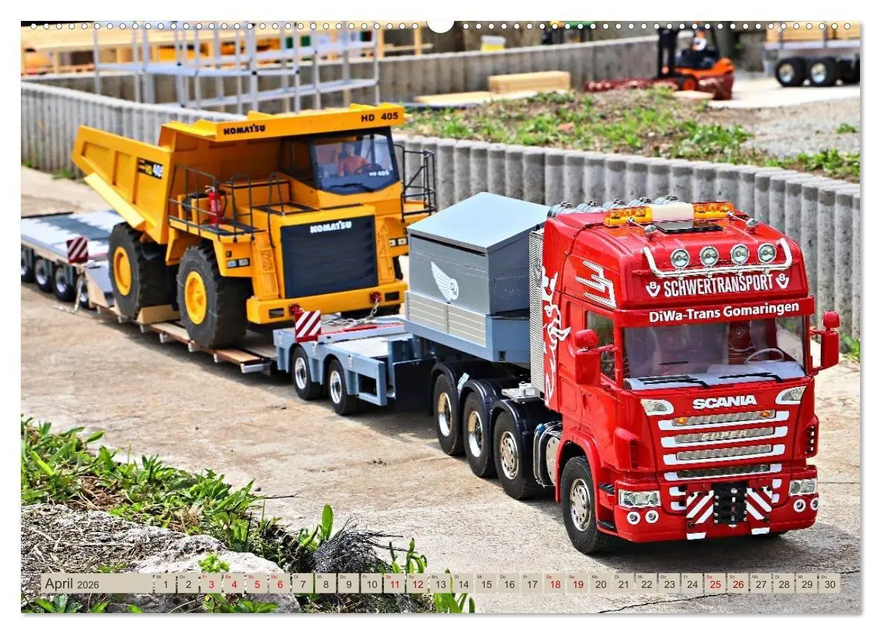 Bild: 9783457851586 | LKW Modelle beim Dampfmodellbautreffen in Bisingen (Wandkalender...