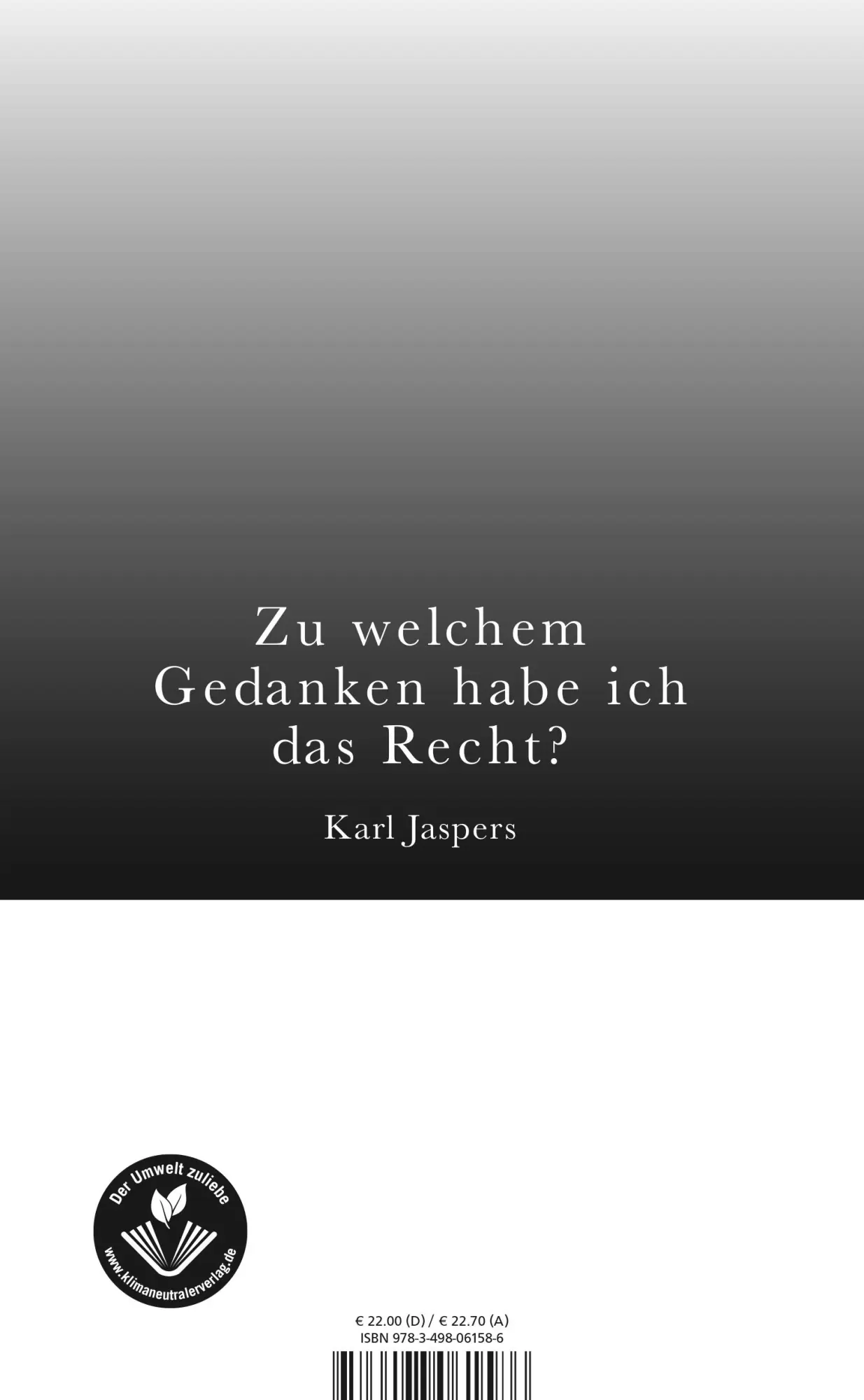 Rückseite: 9783498061586 | Böses Denken | Bettina Stangneth | Buch | 254 S. | Deutsch | 2016