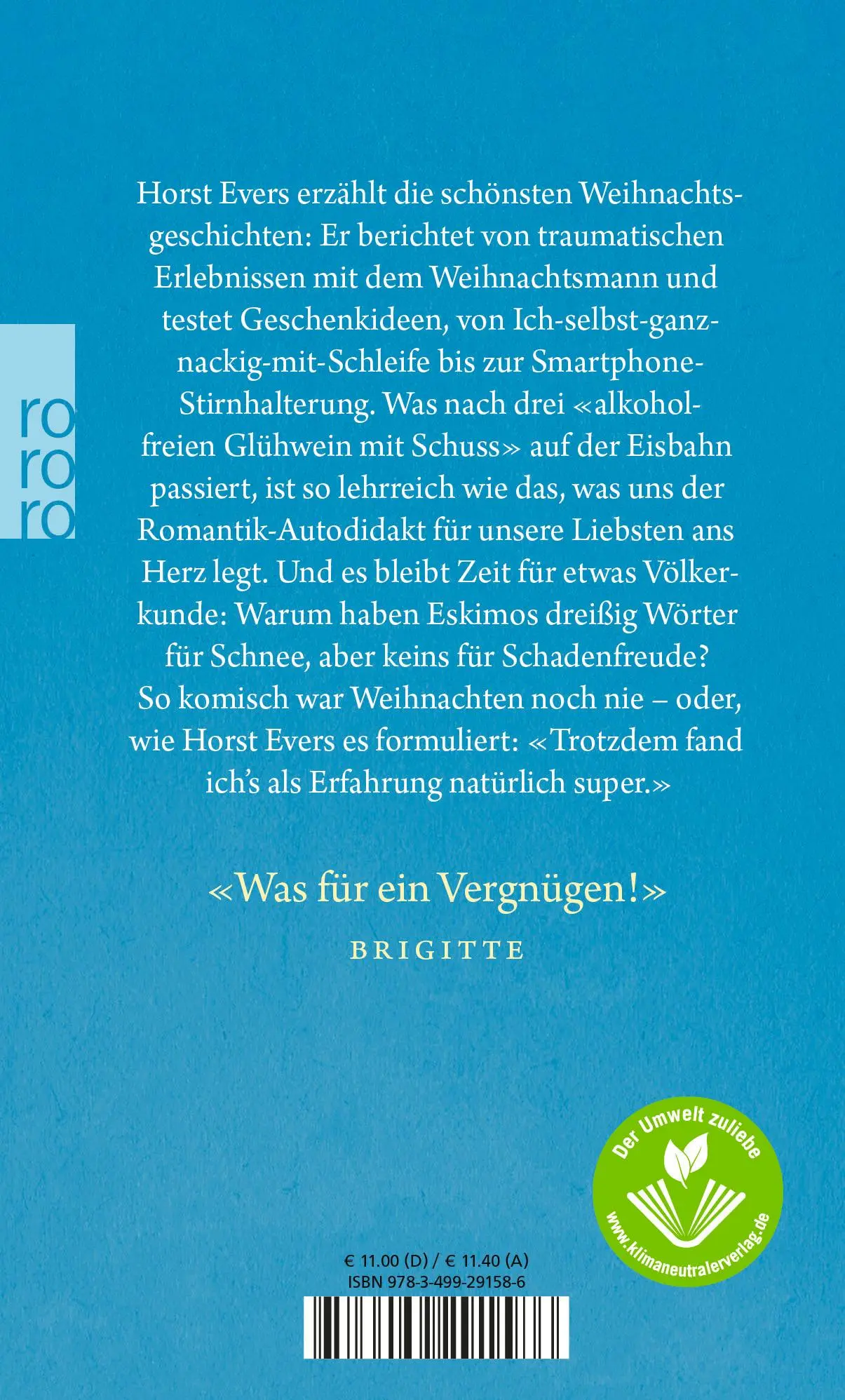 Rückseite: 9783499291586 | Früher war mehr Weihnachten | Horst Evers | Taschenbuch | 80 S. | 2017