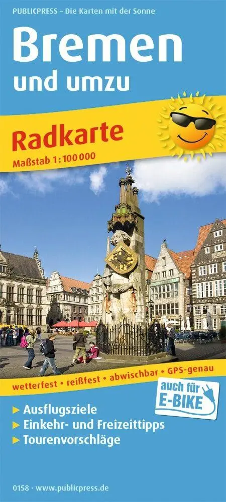 Cover: 9783747301586 | Bremen und umzu 1:100 000 | (Land-)Karte | Radkarte | Deutsch | 2019
