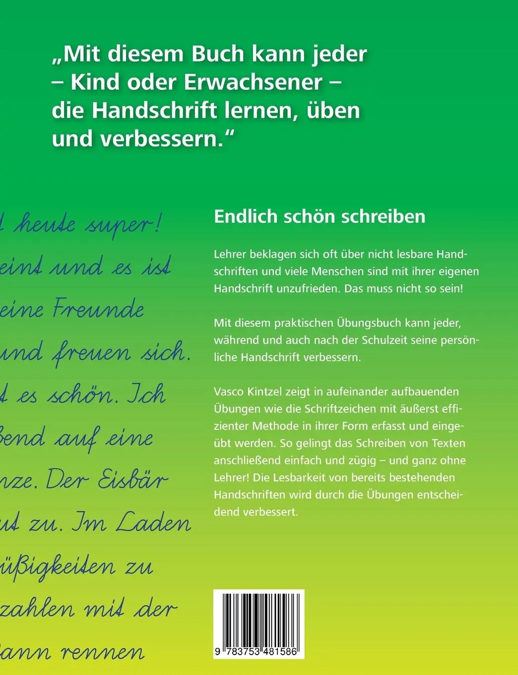 Rückseite: 9783753481586 | Schulausgangsschrift (SAS) - Handschrift lernen, üben und verbessern