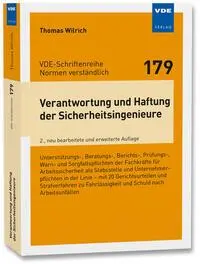 Cover: 9783800761586 | Verantwortung und Haftung der Sicherheitsingenieure | Thomas Wilrich Cover: 9783800761586 | Verantwortung und Haftung der Sicherheitsingenieure | Thomas Wilrich
