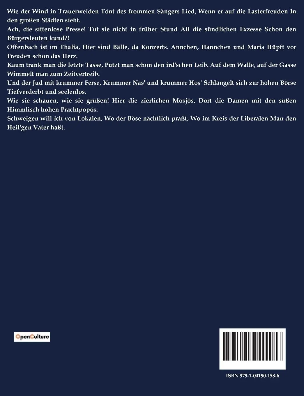 Rückseite: 9791041901586 | Die Fromme Helene | Wilhelm Busch | Taschenbuch | 102 S. | Deutsch