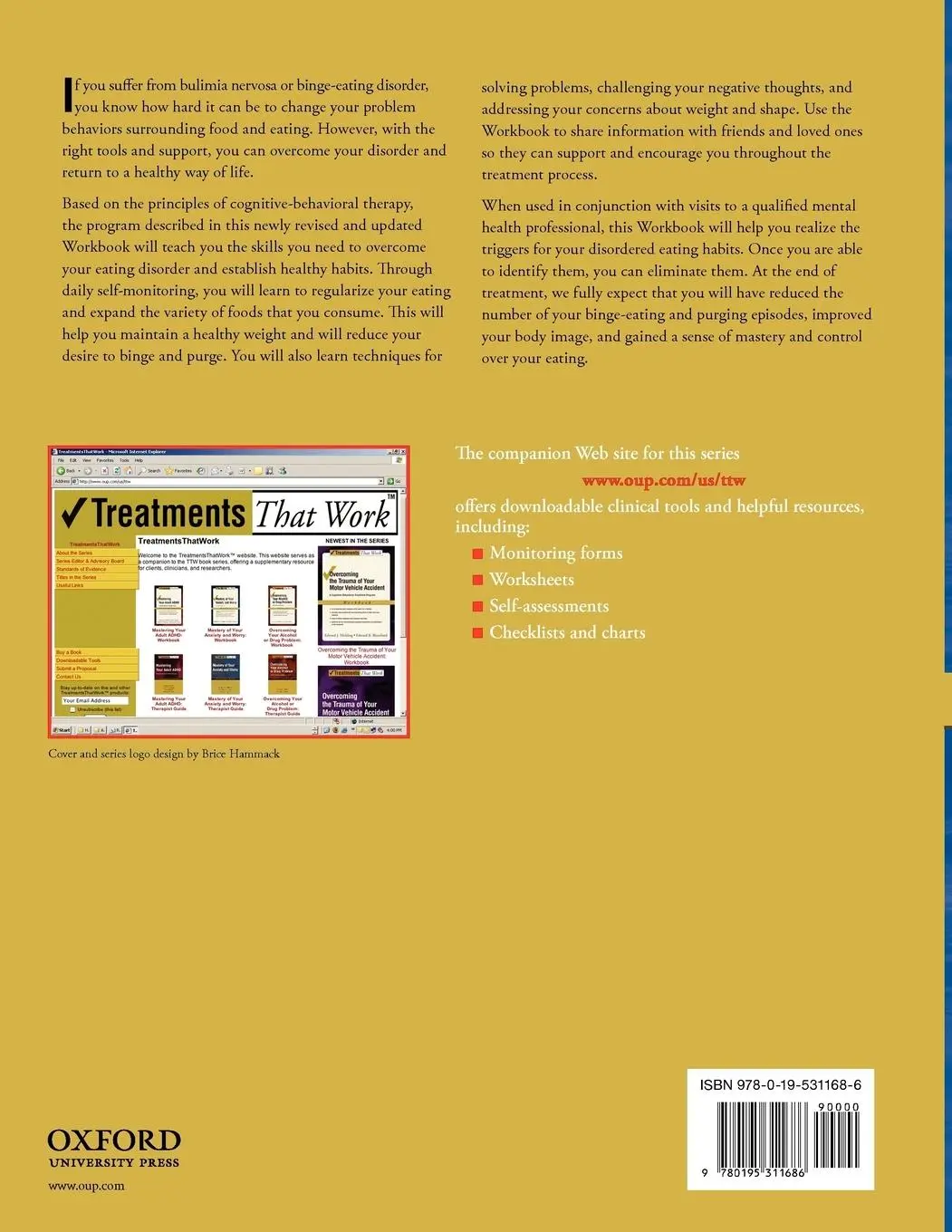 Rückseite: 9780195311686 | Overcoming Your Eating Disorders | Robin F. Apple (u. a.) | Buch