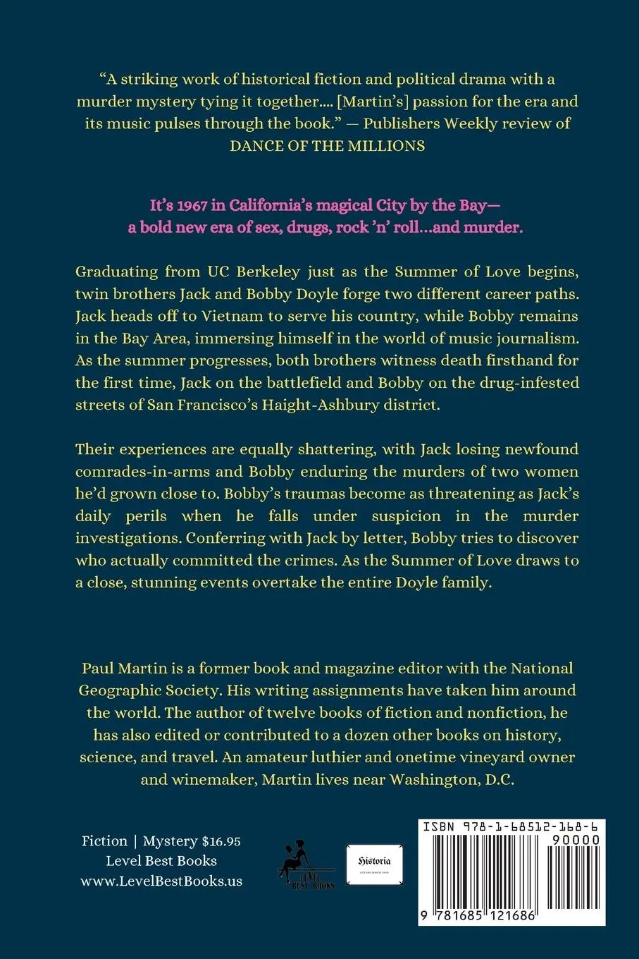 Rückseite: 9781685121686 | Summer of Love | A Music &amp; Murder Mystery | Paul Martin | Taschenbuch