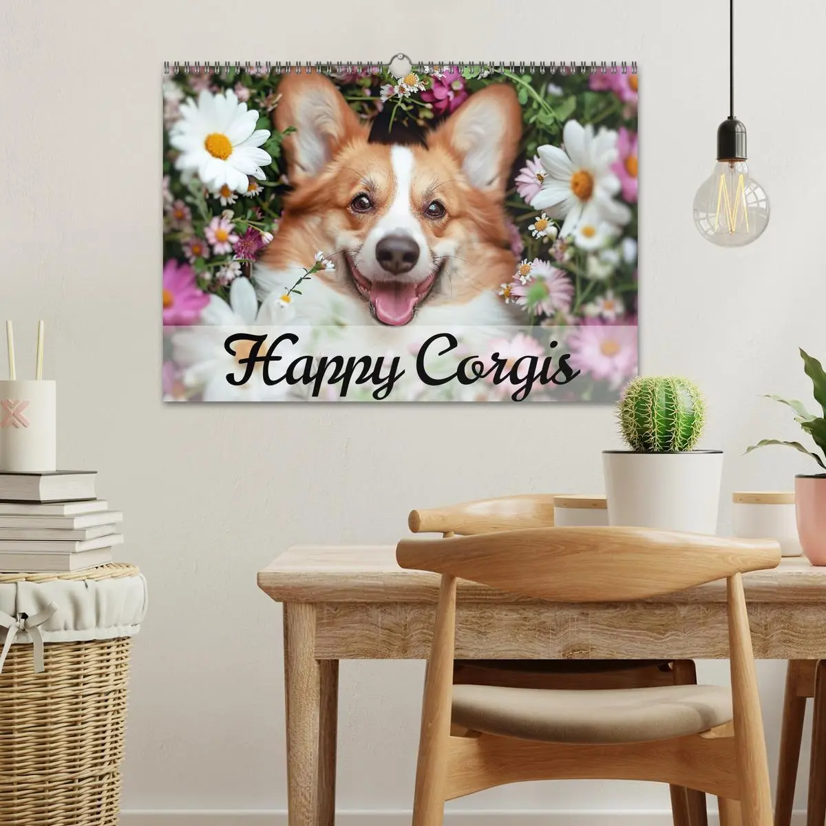 Bild: 9783457461686 | Happy Corgis (Wandkalender 2026 DIN A3 quer), CALVENDO Monatskalender