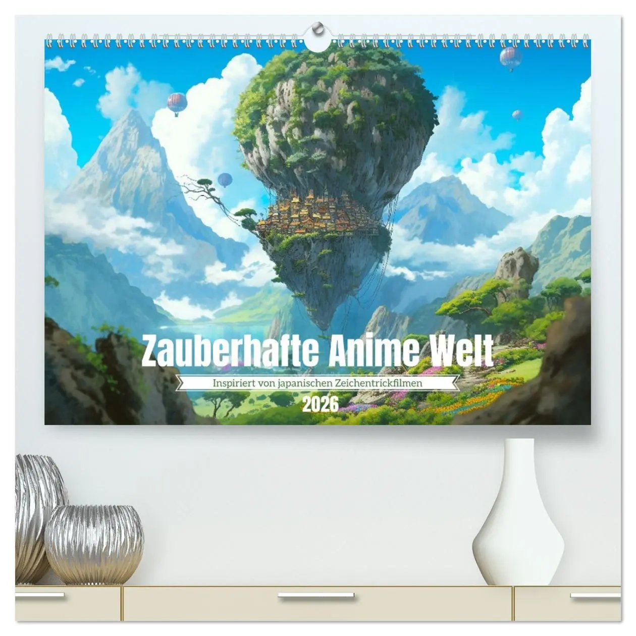 Cover: 9783457531686 | Zauberhafte Anime Welt (hochwertiger Premium Wandkalender 2026 DIN...