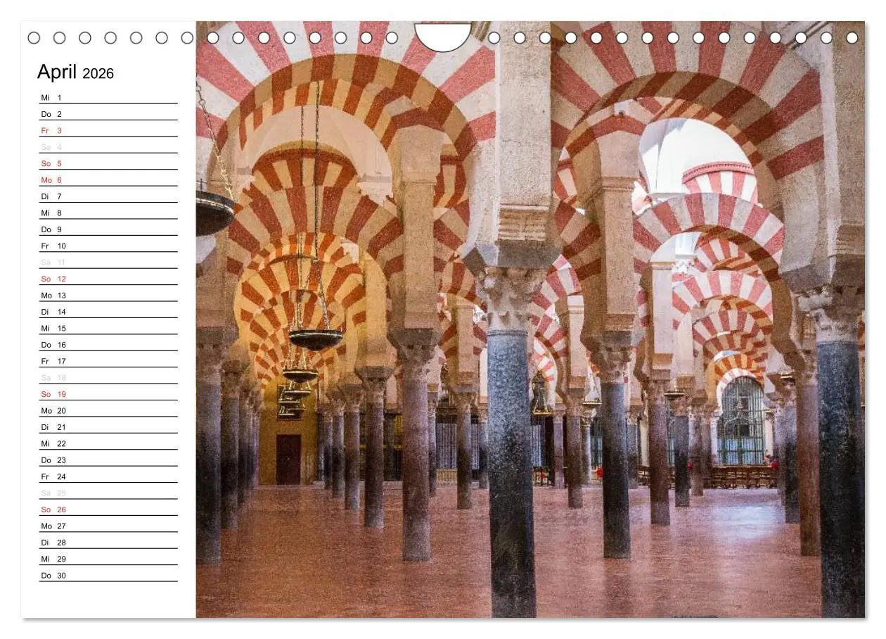 Bild: 9783516001686 | Andalusien (Wandkalender 2026 DIN A4 quer), CALVENDO Monatskalender