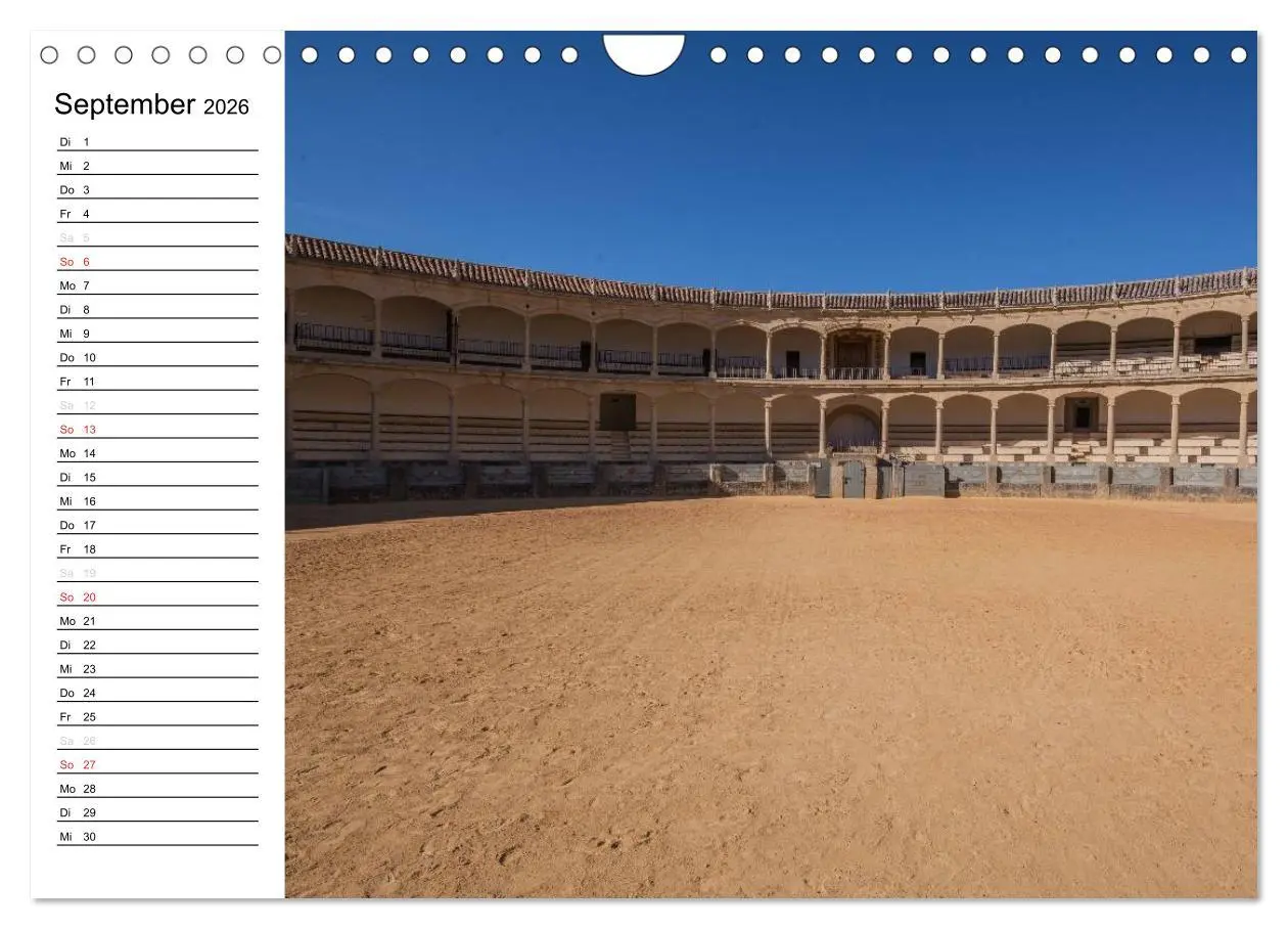 Bild: 9783516001686 | Andalusien (Wandkalender 2026 DIN A4 quer), CALVENDO Monatskalender