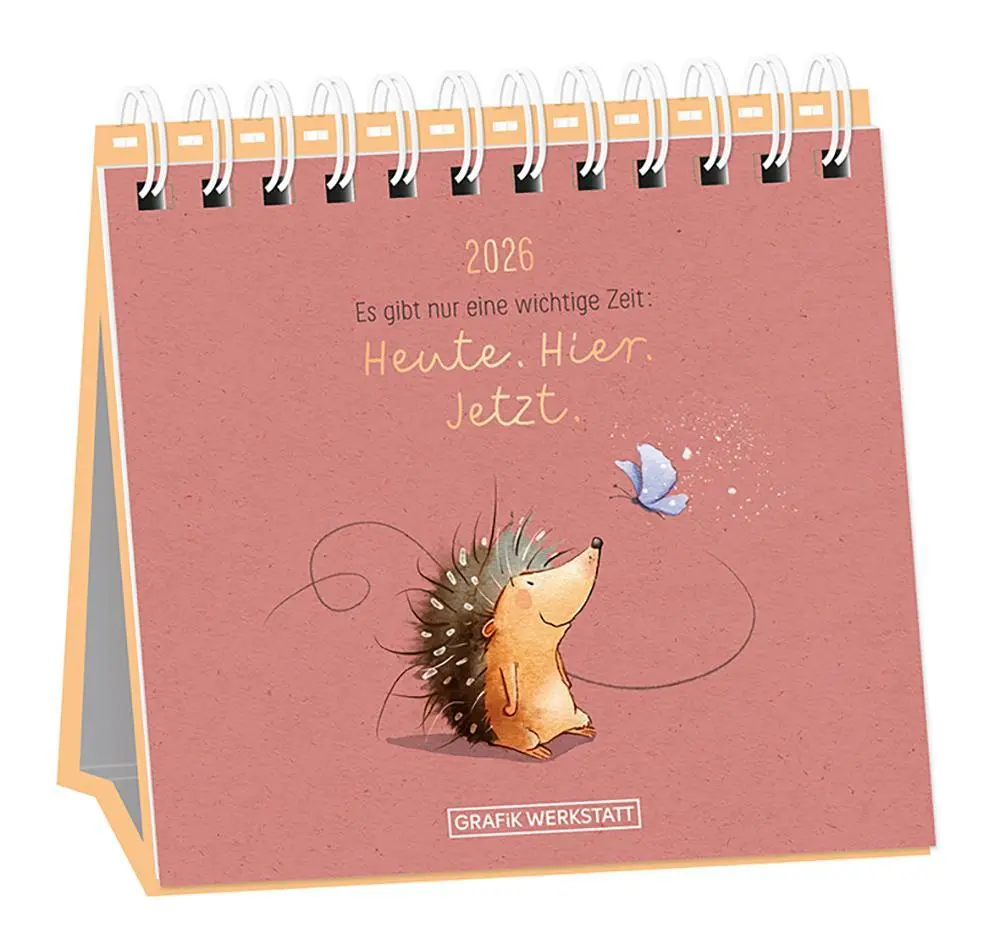 Cover: 9783986361686 | Tischkalender 2026 Heute. Hier. Jetzt | Tischkalender | Original