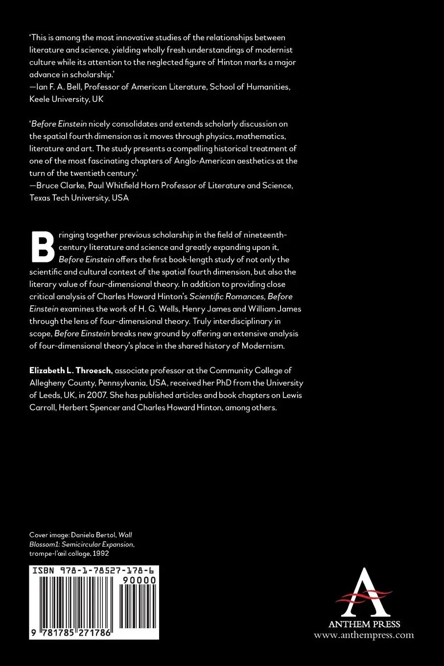 Rückseite: 9781785271786 | Before Einstein | Elizabeth L. Throesch | Taschenbuch | Englisch