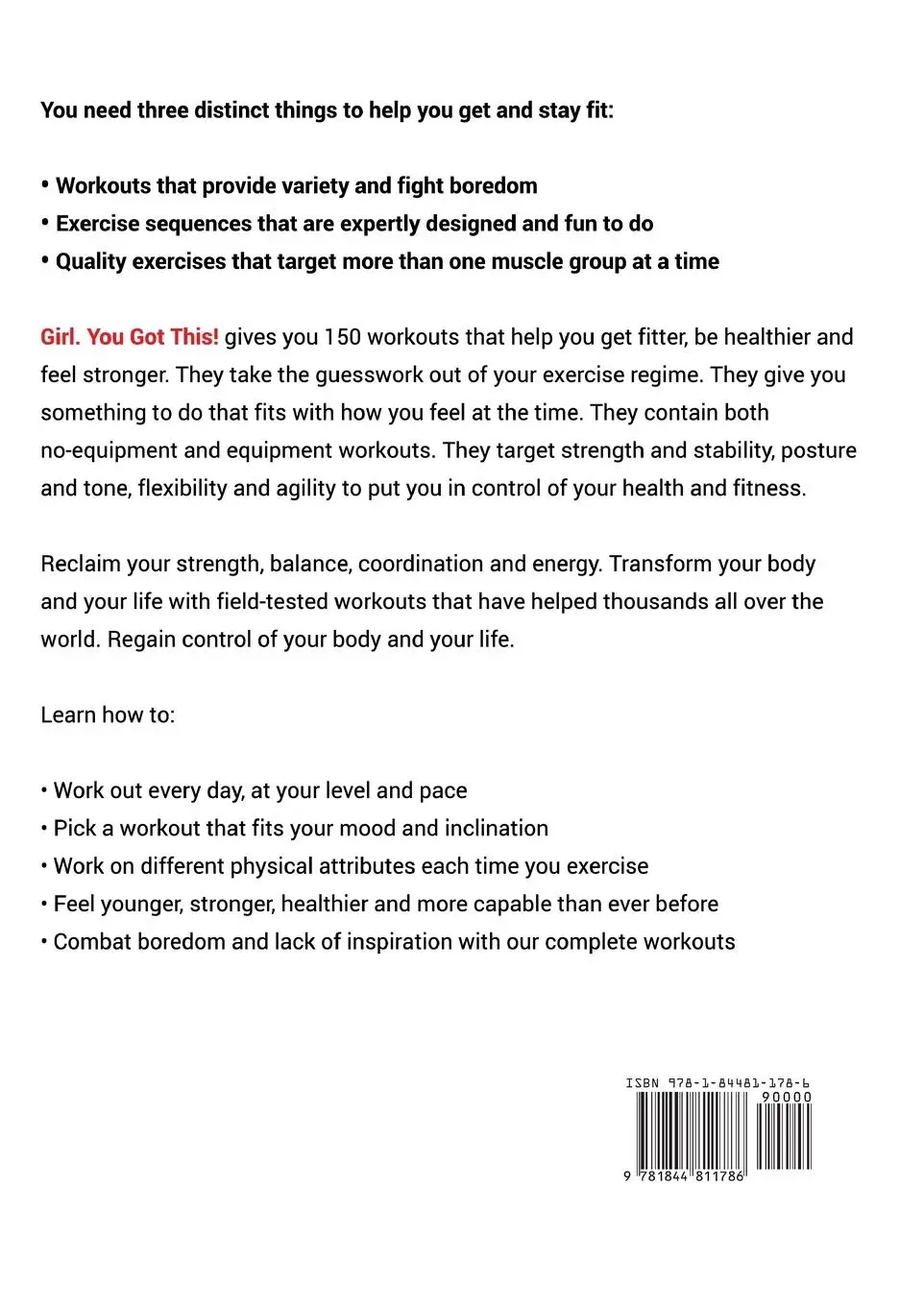 Rückseite: 9781844811786 | Girl. You've Got This! | N. Rey | Taschenbuch | Englisch | 2021