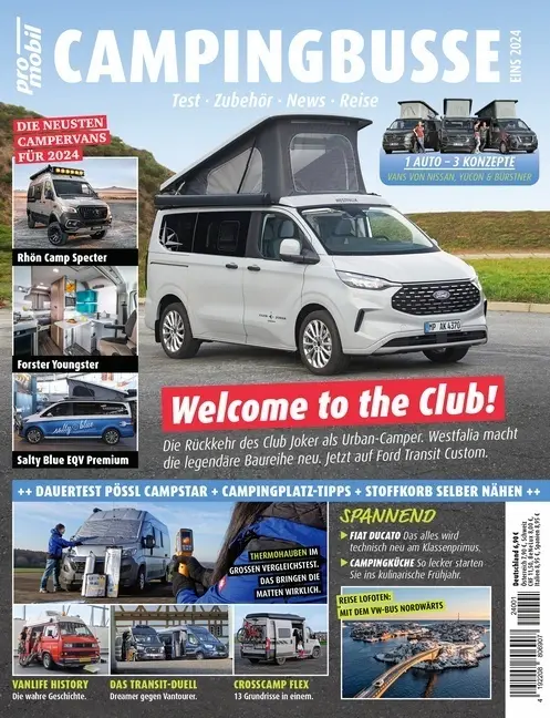 Cover: 9783613321786 | pro mobil Extra Campingbusse - 01/2024 | Taschenbuch | 122 S. | 2024