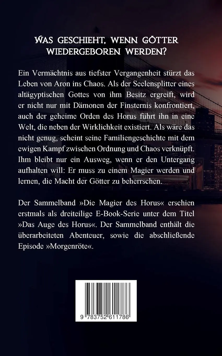 Rückseite: 9783752611786 | Die Magier des Horus | Pascal Wokan | Taschenbuch | 680 S. | Deutsch