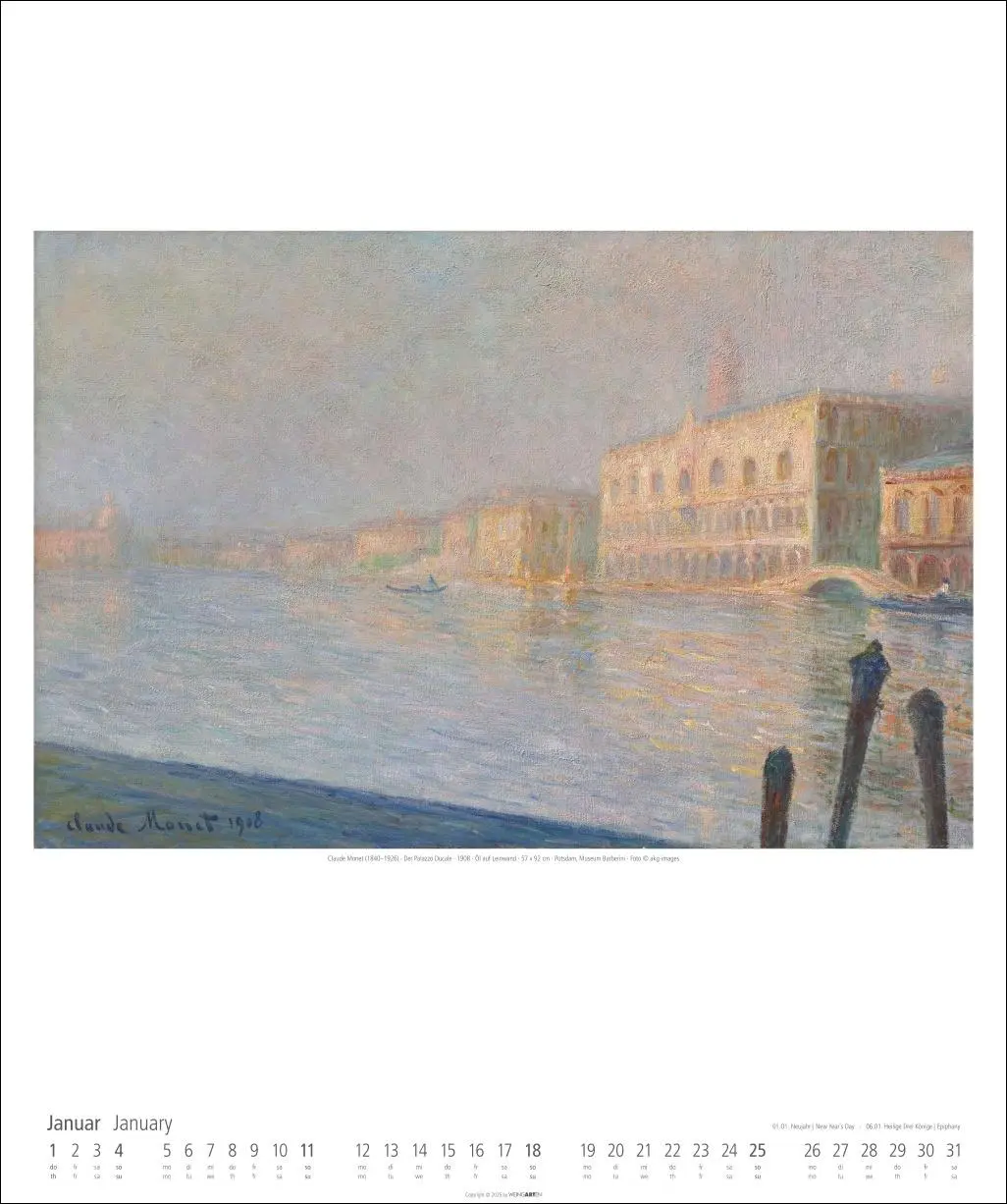 Bild: 9783839901786 | Claude Monet Kalender 2026 | Claude Monet | Kalender | Spiralbindung
