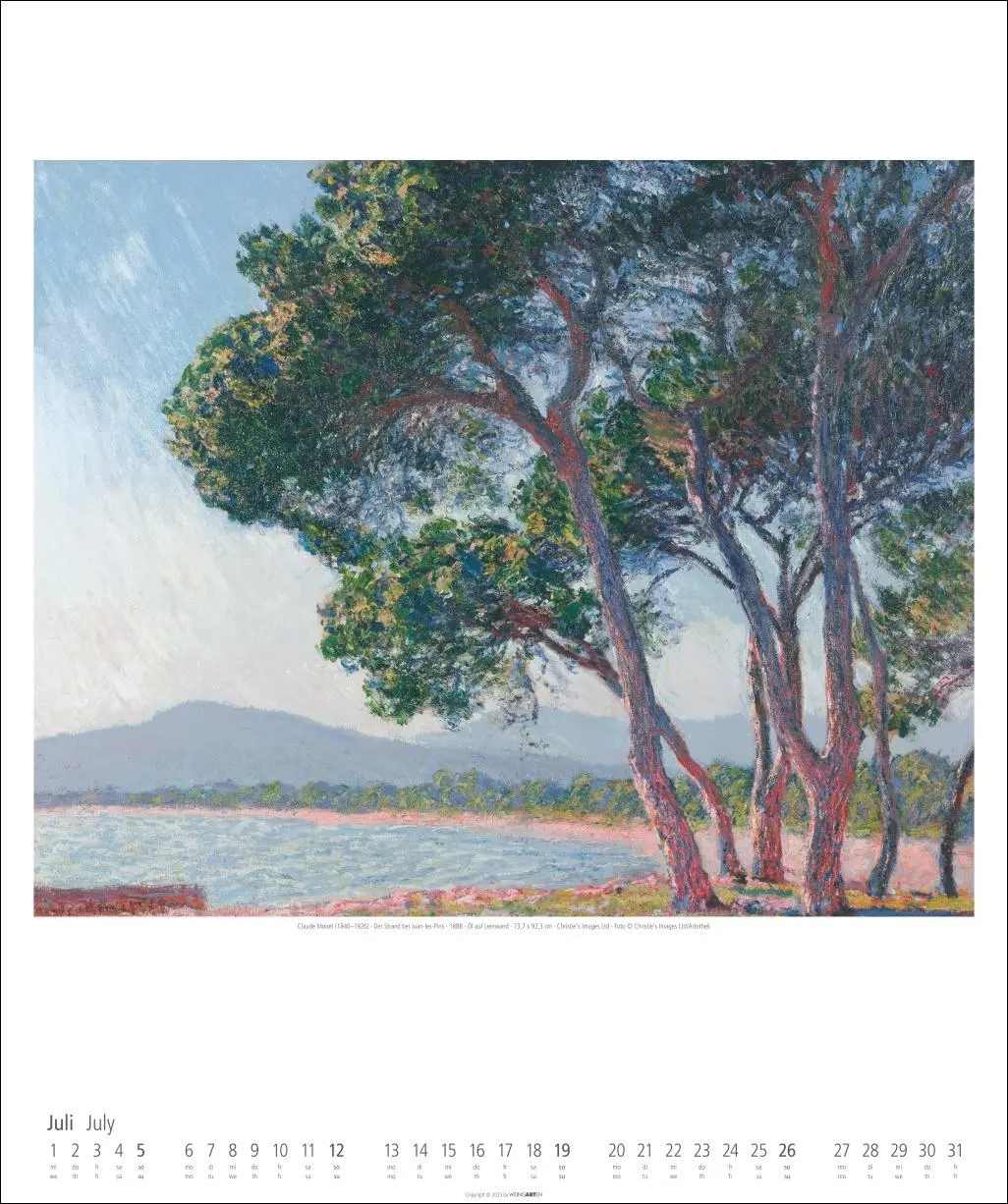 Bild: 9783839901786 | Claude Monet Kalender 2026 | Claude Monet | Kalender | Spiralbindung