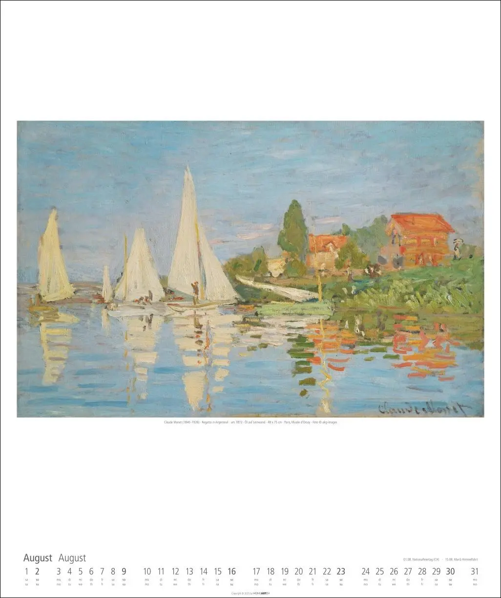 Bild: 9783839901786 | Claude Monet Kalender 2026 | Claude Monet | Kalender | Spiralbindung