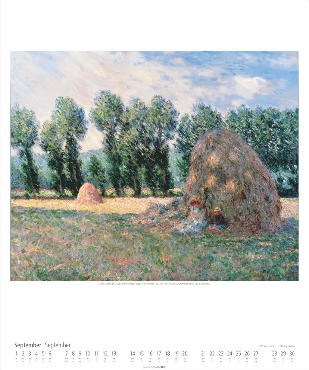 Bild: 9783839901786 | Claude Monet Kalender 2026 | Claude Monet | Kalender | Spiralbindung