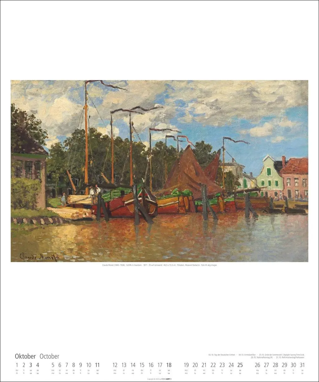 Bild: 9783839901786 | Claude Monet Kalender 2026 | Claude Monet | Kalender | Spiralbindung