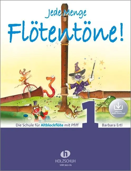 Cover: 9783864341786 | Jede Menge Flötentöne! 1 (mit Audio-Download) | Barbara Ertl | 88 S.