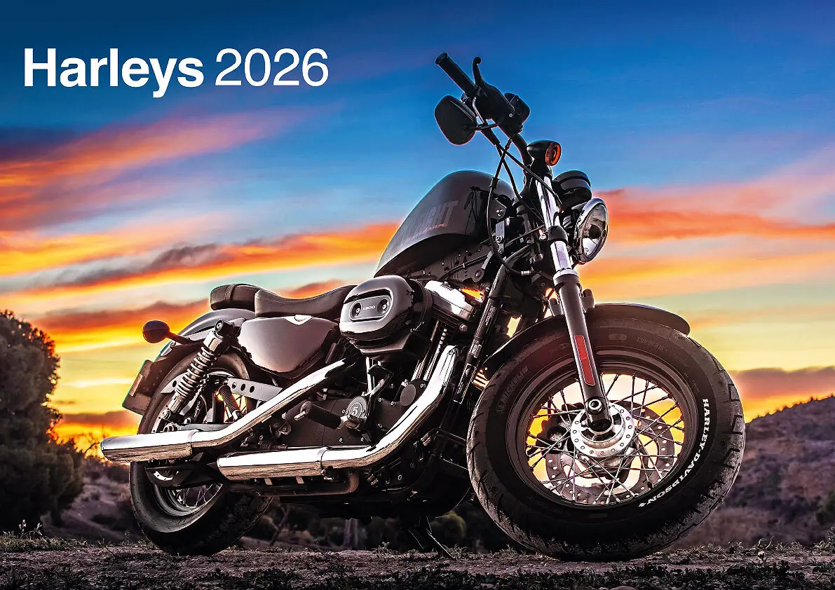 Cover: 9798893611786 | Harleys 2026 - Der Harley Davidson Kalender | Kalender | 14 S. | 2026
