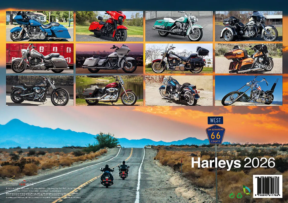 Bild: 9798893611786 | Harleys 2026 - Der Harley Davidson Kalender | Kalender | 14 S. | 2026