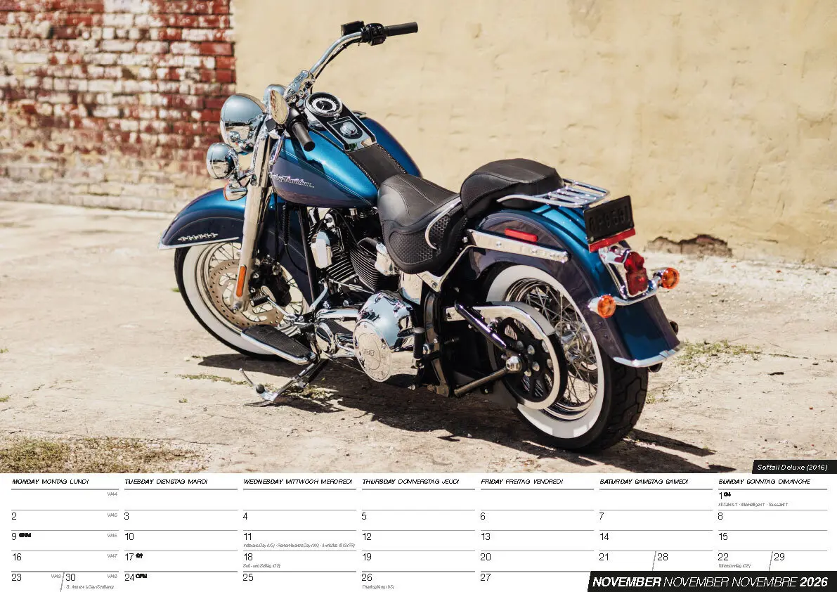 Bild: 9798893611786 | Harleys 2026 - Der Harley Davidson Kalender | Kalender | 14 S. | 2026