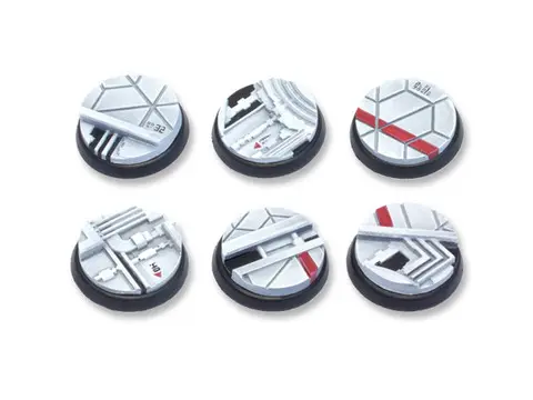 Cover: 704270721886 | Starship Bases - 25mm (5) | deutsch | Tabletop-Art | EAN 704270721886