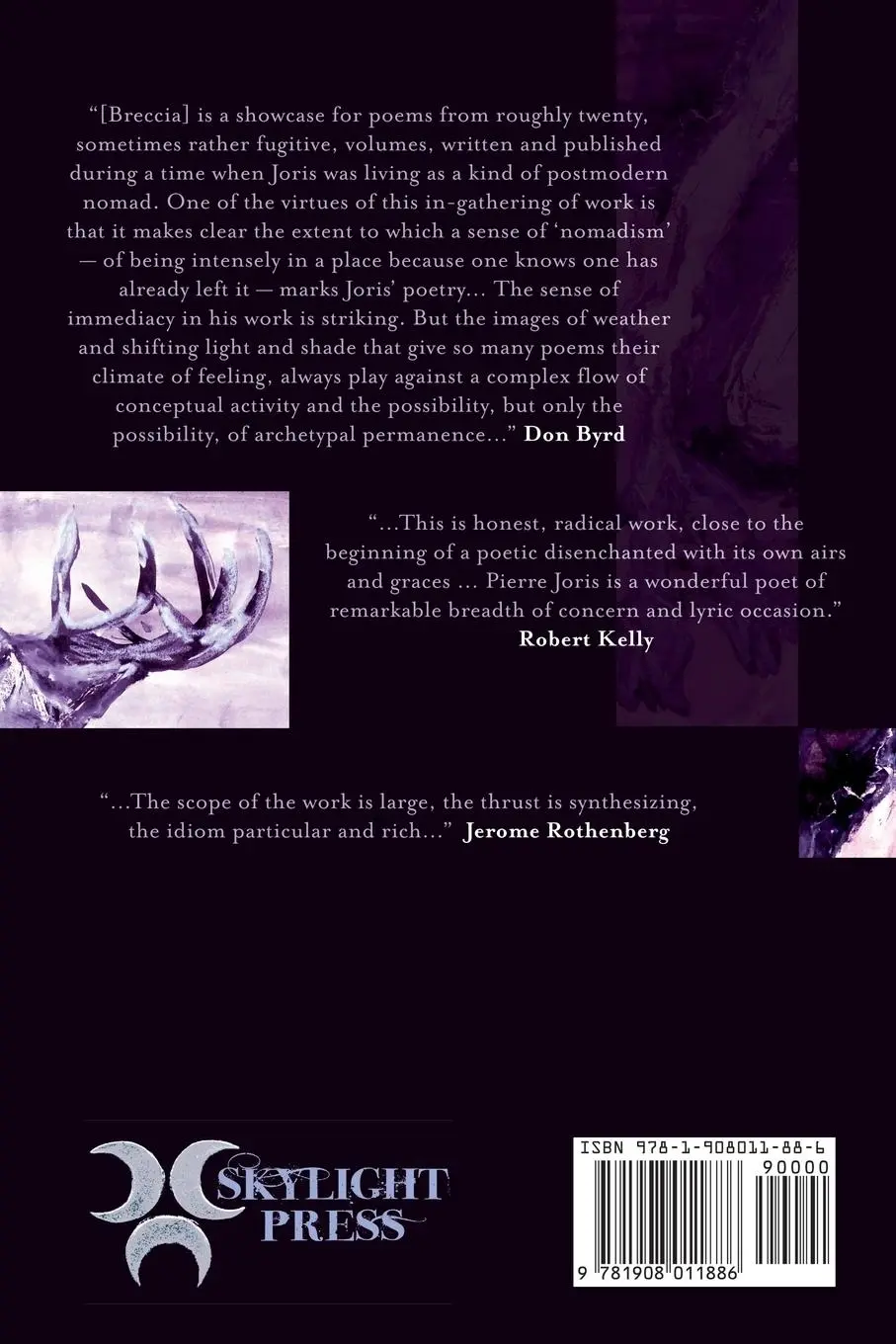 Rückseite: 9781908011886 | Breccia | selected poems 1972-1986 | Pierre Joris | Taschenbuch | 2014